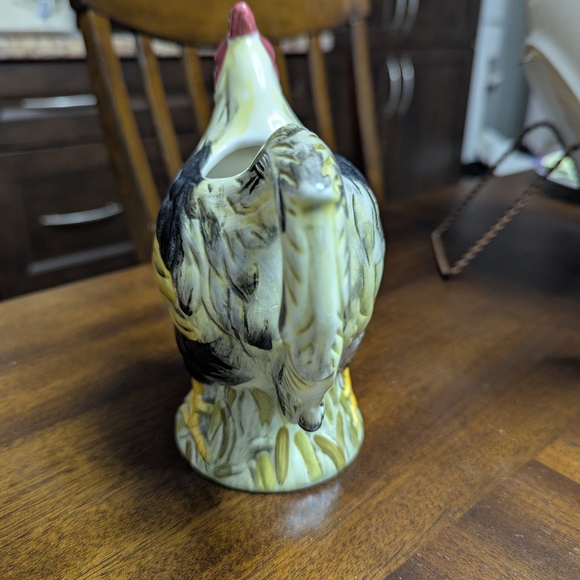Ceramic Rooster Pitcher - Multicolor - Picture 4 of 6